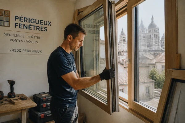 Remplacement de fenêtres double vitrage à Périgueux